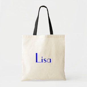 Tote Bag Lisa En Noir Et Blanc