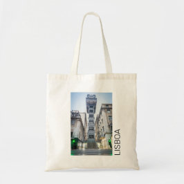 Tote Bag Lisbonne Portugal Retro Ascenseur de vacances Souv