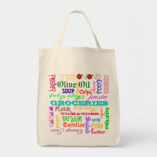 Tote Bag Liste d'épicerie