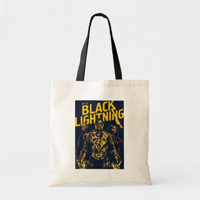 Tote Bag Lit - Feu Noir (Devant)