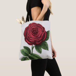 Tote Bag Lithographie de rose antique, François-Frédéric Gr