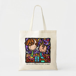 Tote Bag LittleGirlie joue le salon de coiffure FOURRE-TOUT