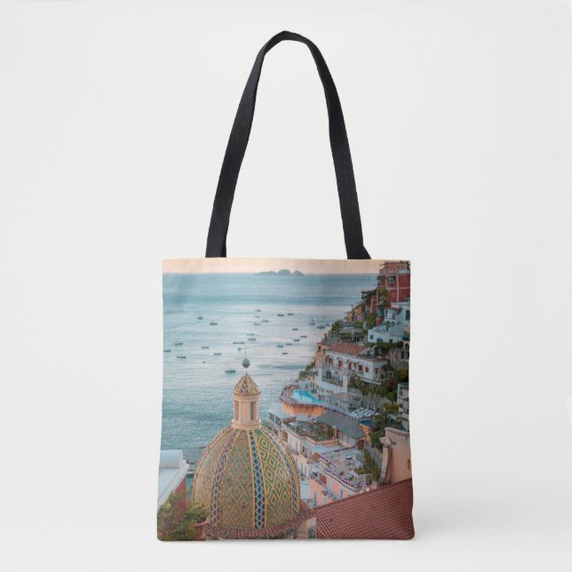 Tote Bag Littoral | Positano, Côte Amalfitaine, Italie (Devant)
