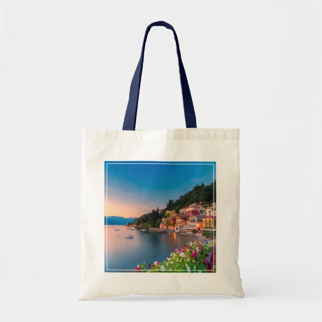 Tote Bag Littoral | Varenna, Lombardie, Italie (Devant)