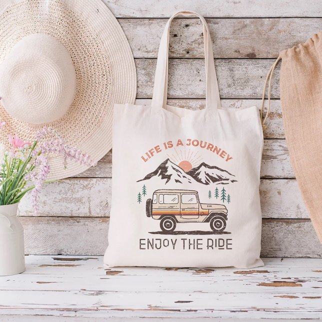 Tote Bag Live Est Un Voyage Profitez De L'Inspiration Ride (Créateur téléchargé)