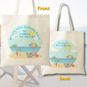 Tote Bag Livre de plage pour lancer une conversation