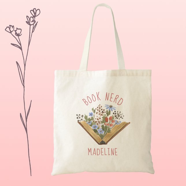 Tote Bag Livre Nerd (Créateur téléchargé)