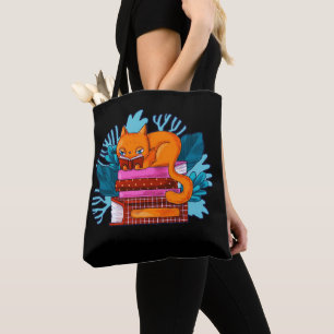 Tote Bag Livres Approuvés Cat