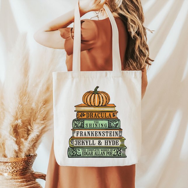 Tote Bag Livres classiques d'Halloween (Créateur téléchargé)