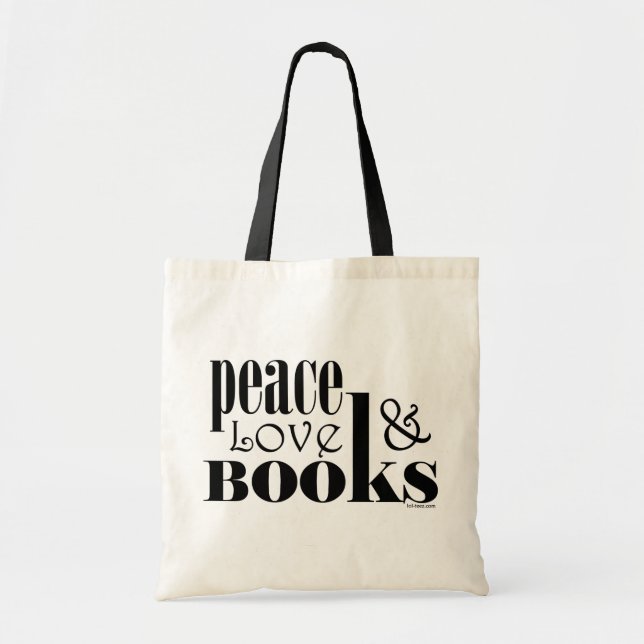 Tote Bag Livres d'amour de paix (Devant)