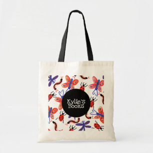 Tote Bag Livres de bibliothèque personnalisés sur les insec