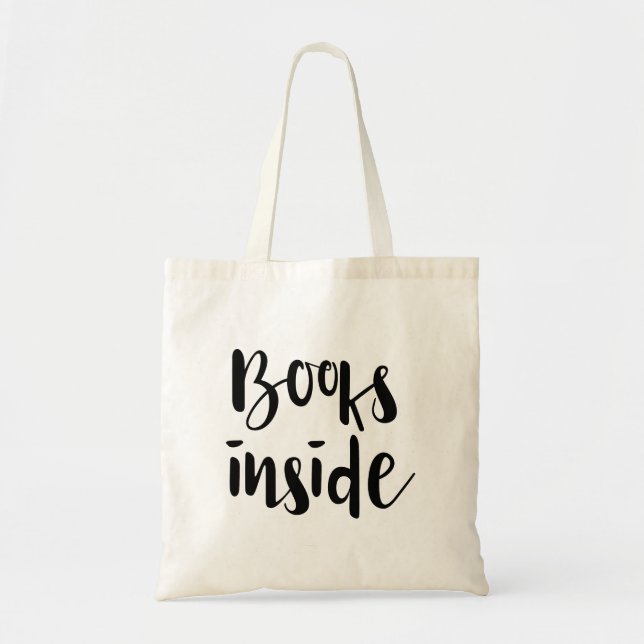 Tote Bag Livres de devis amusants à l'intérieur (Devant)
