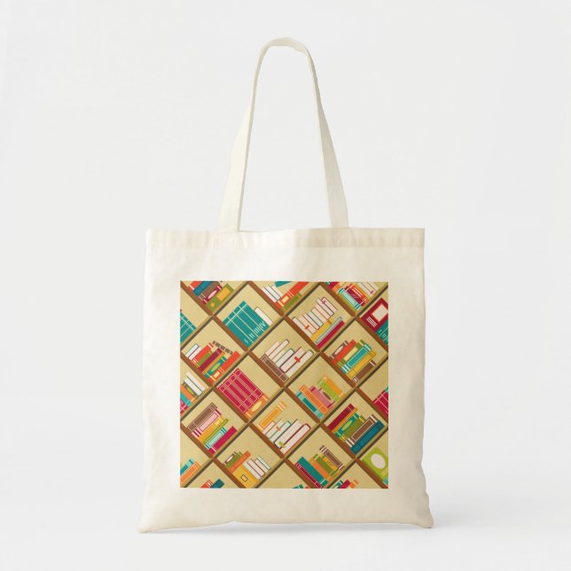Tote Bag Livres en étagères (Devant)