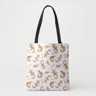Tote Bag Lizards Chameleons : Design Motif sans couture.