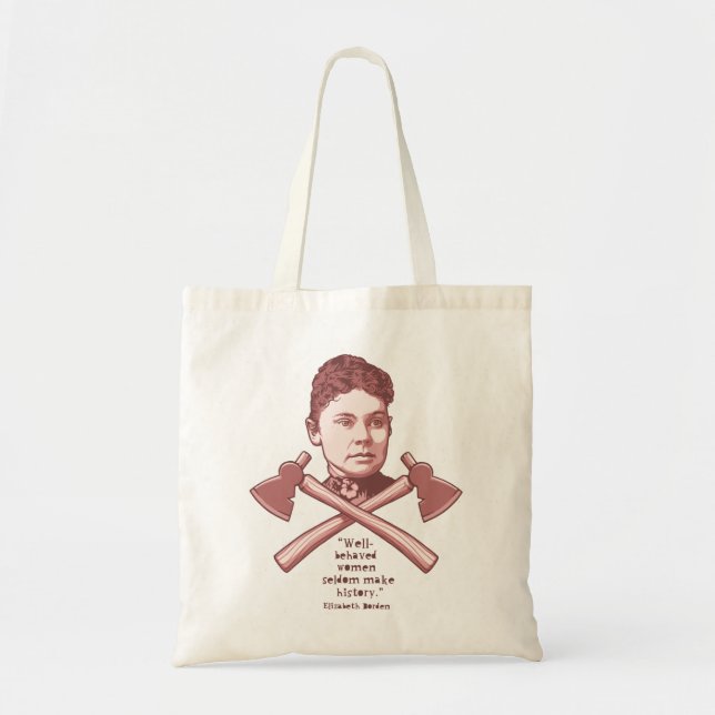 Tote Bag Lizzie bien comporté 417 (Devant)