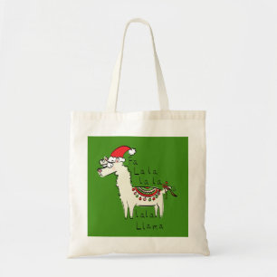 Tote Bag Llama Christmas Enfants mignonne Drôle