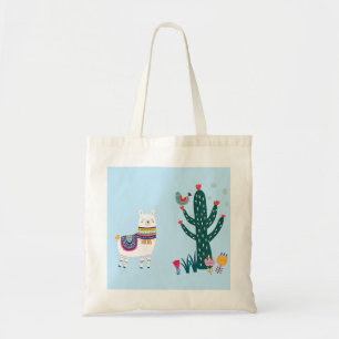 Tote Bag Llama Cute