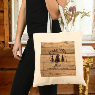 Tote Bag Locations de vacances en forêt sauvage en bois rus