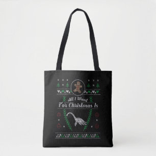 Tote Bag Loch Ness Monster Christmas Fausse Chemise