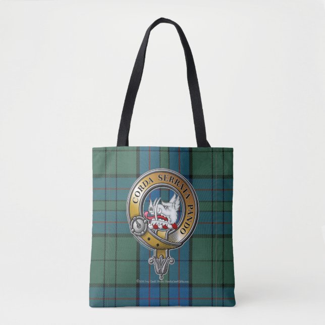 Tote Bag Lockhart Tartan & Badge (Devant)