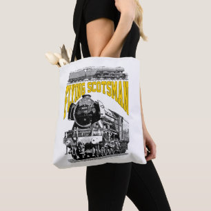 Tote Bag Locomotive à vapeur Flying Scotsman. Train LNER 19