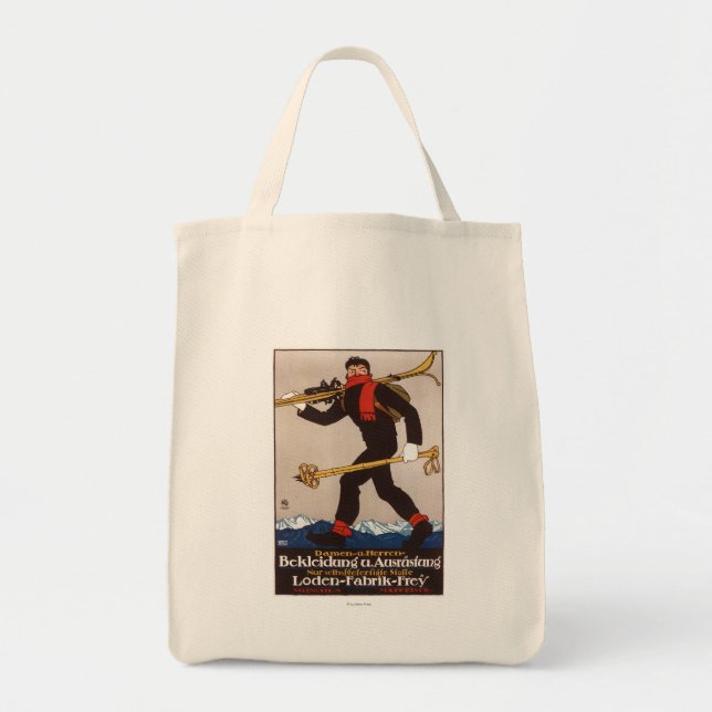 Tote Bag Loden Ski Vêtements Ski Annonce (Devant)