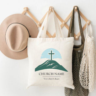 Tote Bag Logo de l'église personnalisée
