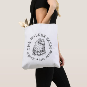 Tote Bag Logo de l'entreprise agricole, marquage promotionn
