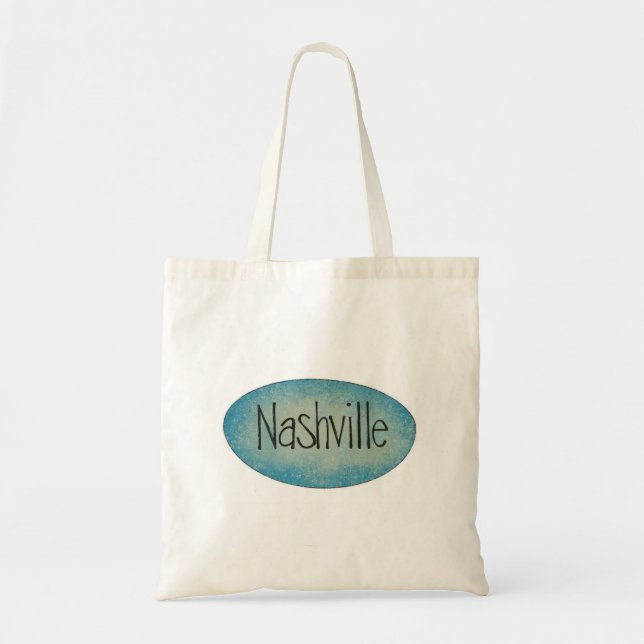 Tote Bag Logo de ville de musique de Nashville (Devant)
