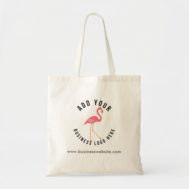 Tote Bag Logo d'entreprise et site Web personnalisé (Devant)