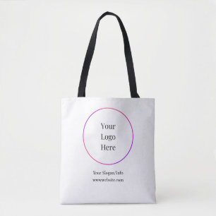 Tote Bag Logo d'entreprise Modèle d'entreprise moderne