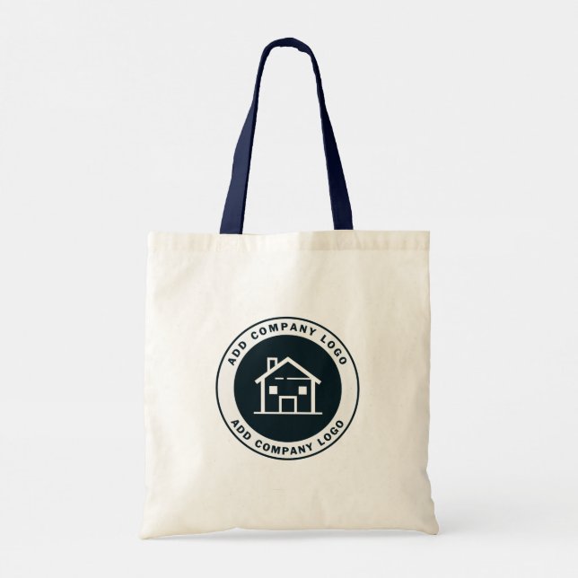 Tote Bag Logo d'entreprise moderne Simple Personnalisé (Dos)