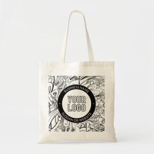 Tote Bag Logo d'entreprise ou Modèle de texte de conception