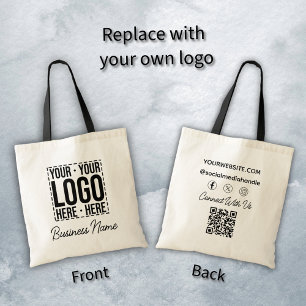 Tote Bag Logo d'entreprise personnalisé Entreprise Cool mod