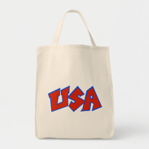 Tote Bag Logo des Etats-Unis avec l'Étoile-Un