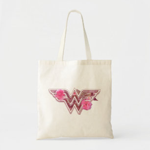 Tote Bag Logo des fleurs de la Camellia rose Wonder