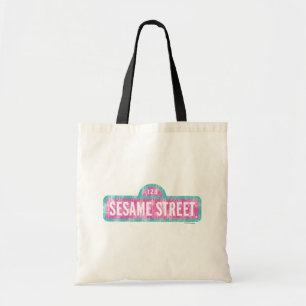 Tote Bag Logo des signes rose sésame Street