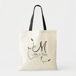 Tote Bag Logo do-it-yourself Flèche à feuilles Fourre-tout
