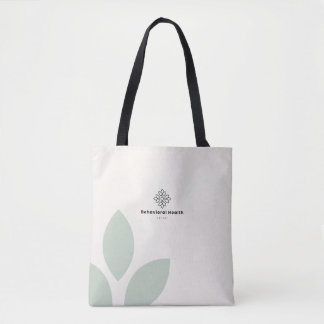 Tote Bag Logo du conseiller en santé comportementale Green
