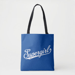 Tote Bag Logo du nom étoilé Supergirl Baseball