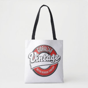 Tote Bag logo du territoire britannique d'outre-mer de Gibr