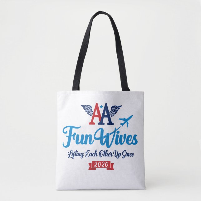 Tote Bag Logo d'une femme amusante (Devant)