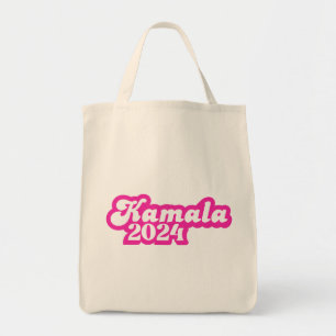 Tote Bag Logo Kamala Harris girly Pink 2024