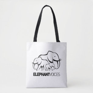 Tote Bag Logo noir Fourre-tout - (réduisez - réutilisatio