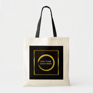 Tote Bag Logo noir moderne logo professionnel