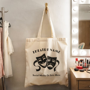 Tote Bag Logo Ou Nom Personnalisé Du Théâtre