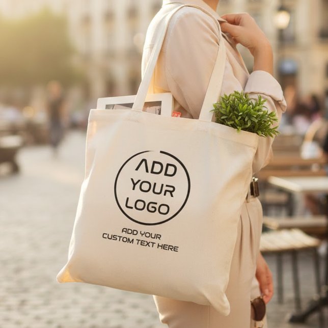 Tote Bag Logo personnalisé pour entreprise ou magasin  (Créateur téléchargé)