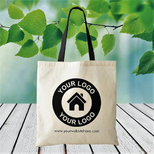 Tote Bag Logo Professionnel Personnalisé Et Site Web Promot