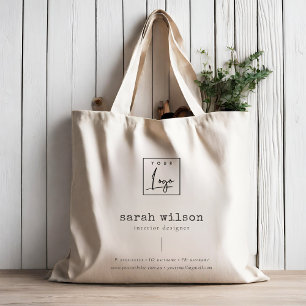 Tote Bag Logo promotionnel personnalisé minimaliste