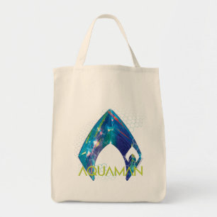 Tote Bag Logo réfracté par   d'Aquaman Aquaman
